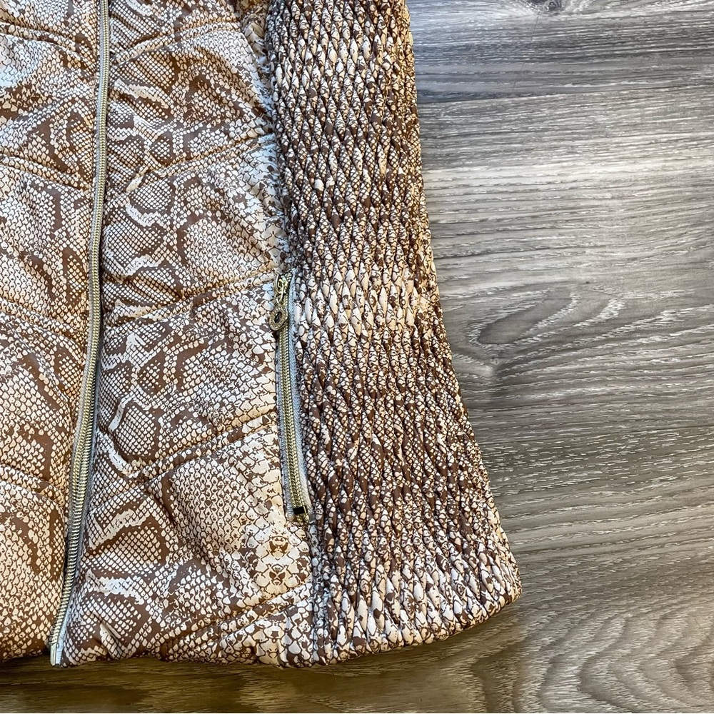 Marc New York Brown and Cream Quilted Vest - Picture 4 of 7